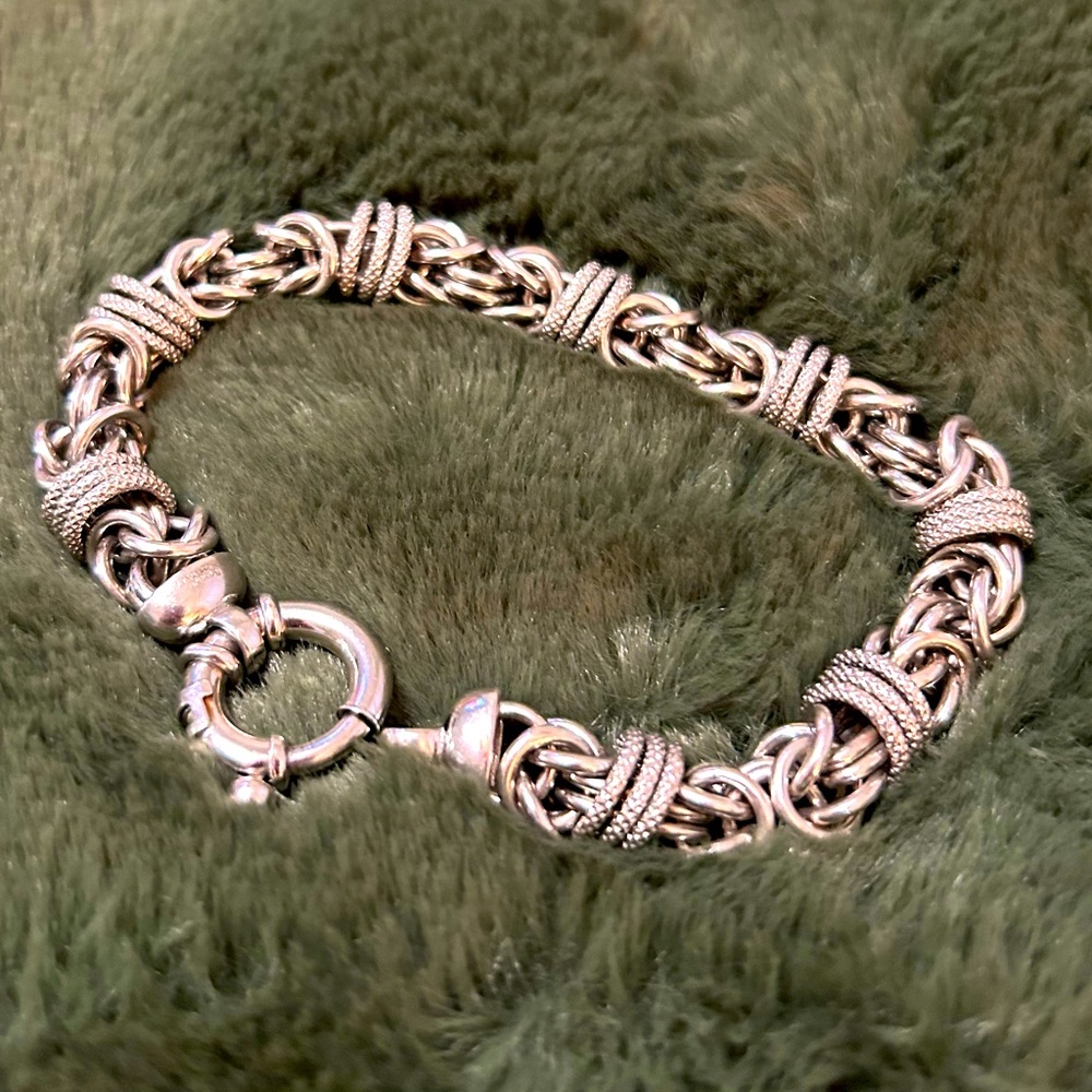 Milor Italy Silver Toned Bronze Bracelet